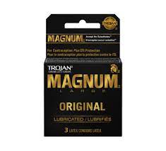 Magnum Original Lubricated Condoms, 3 ct