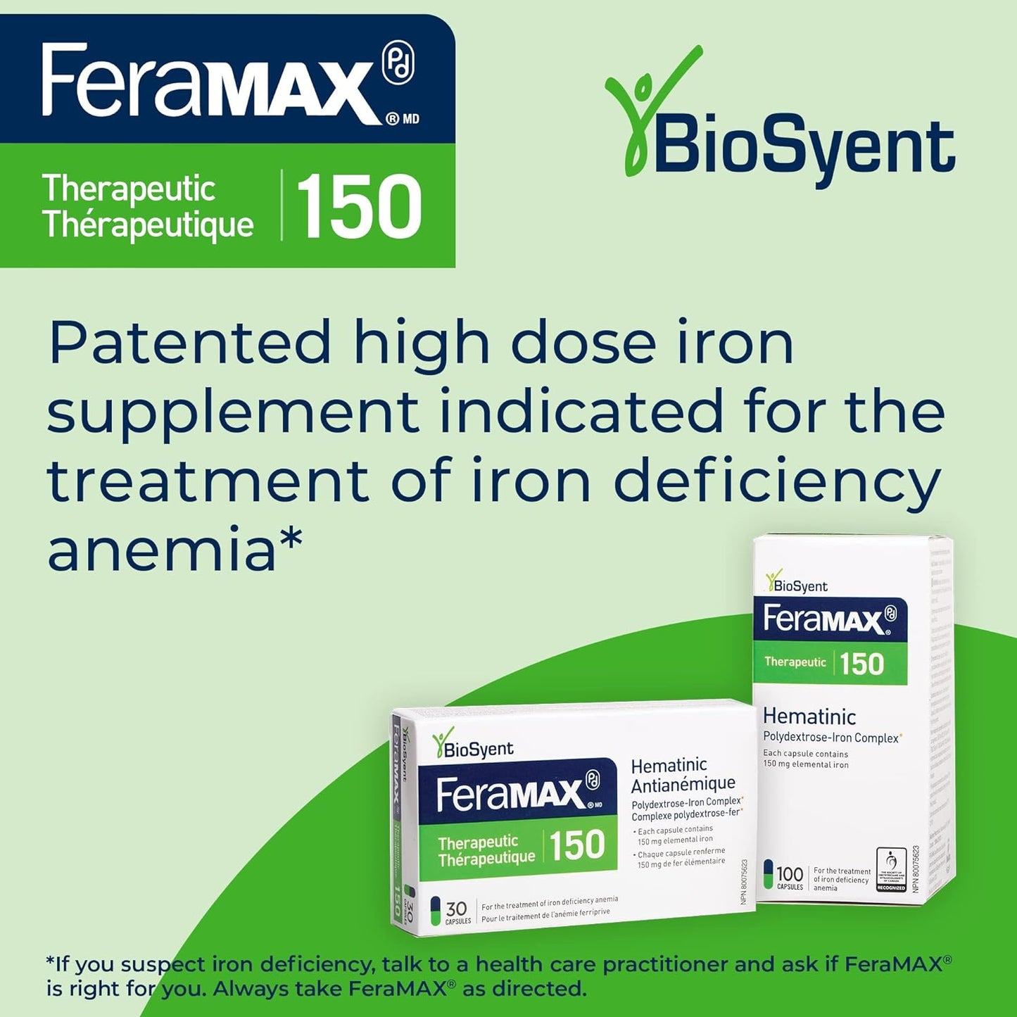 FeraMAX Pd Therapeutic 150, 100 Capsules