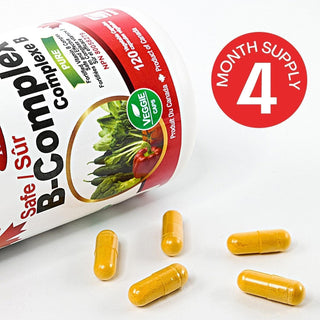 Nutridom Vitamin B-Complex SAFE (120 Veg Capsules)