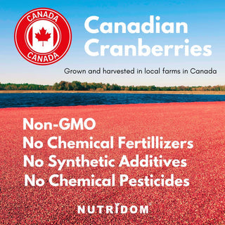 Nutridom Canadian Cranberry 500mg, for Women (120 Veg Capsules)