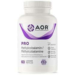AOR PRO Methyl B12, 60 Lozenges