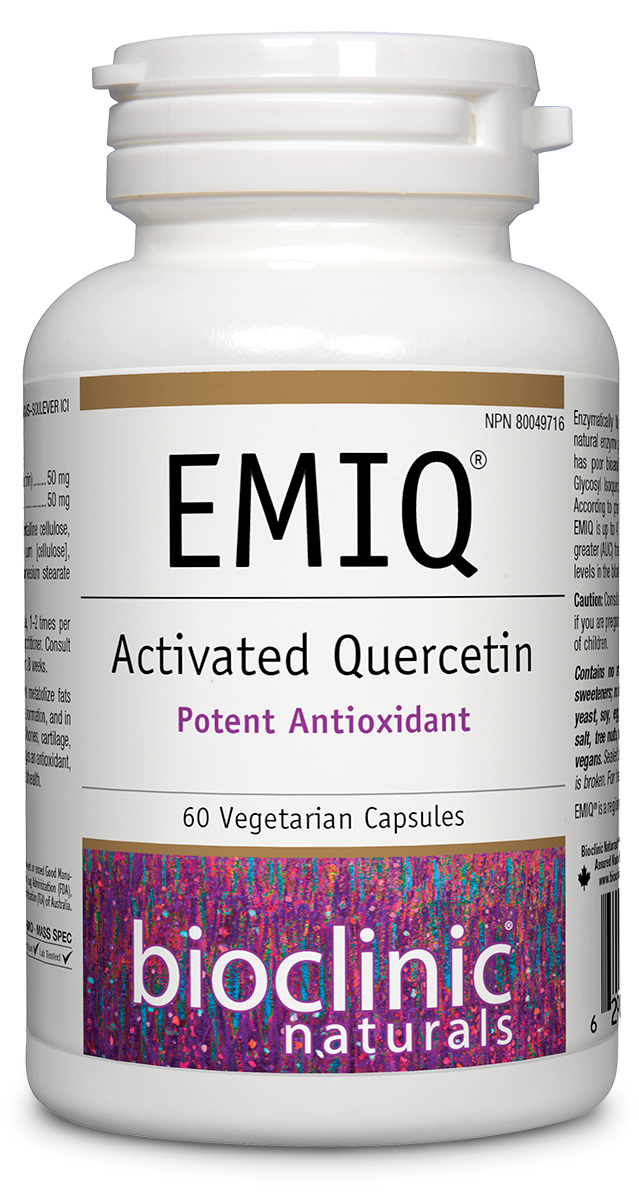Bioclinic Naturals EMIQ® Activated Quercetin, 60 Veg Capsules