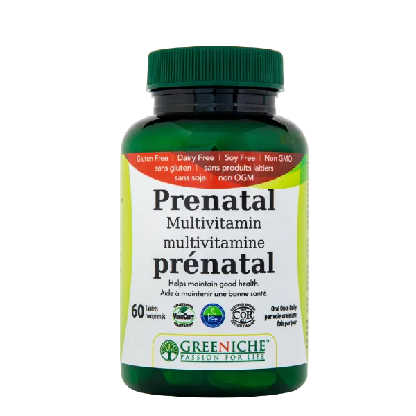 Greeniche Prenatal Multivitamin, 60 Tablets