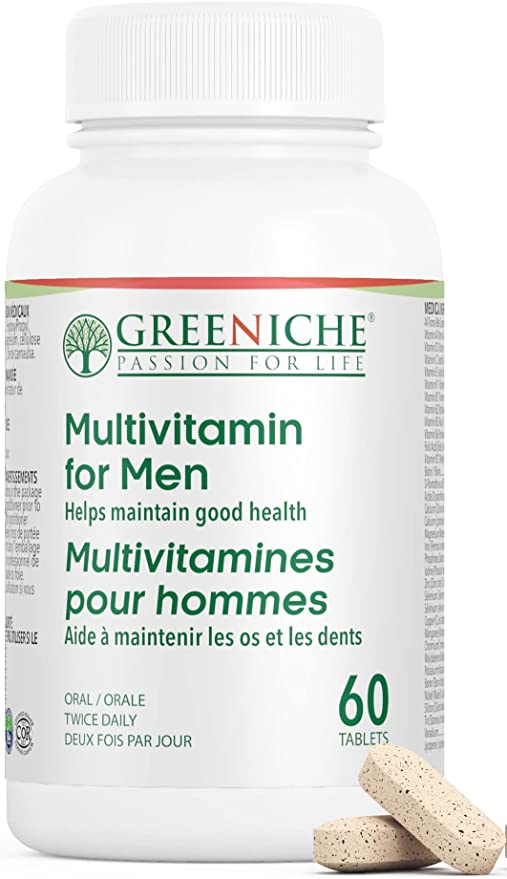 Greeniche Multivitamin For Men, 60 Tablets
