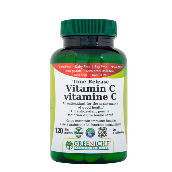Greeniche Vitamin C, 120 Time Release Tablets