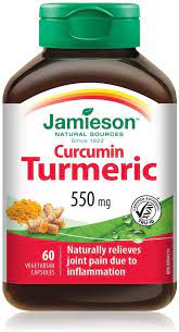 Jamieson Curcumin Turmeric 550 mg, 60 Veg Capsules