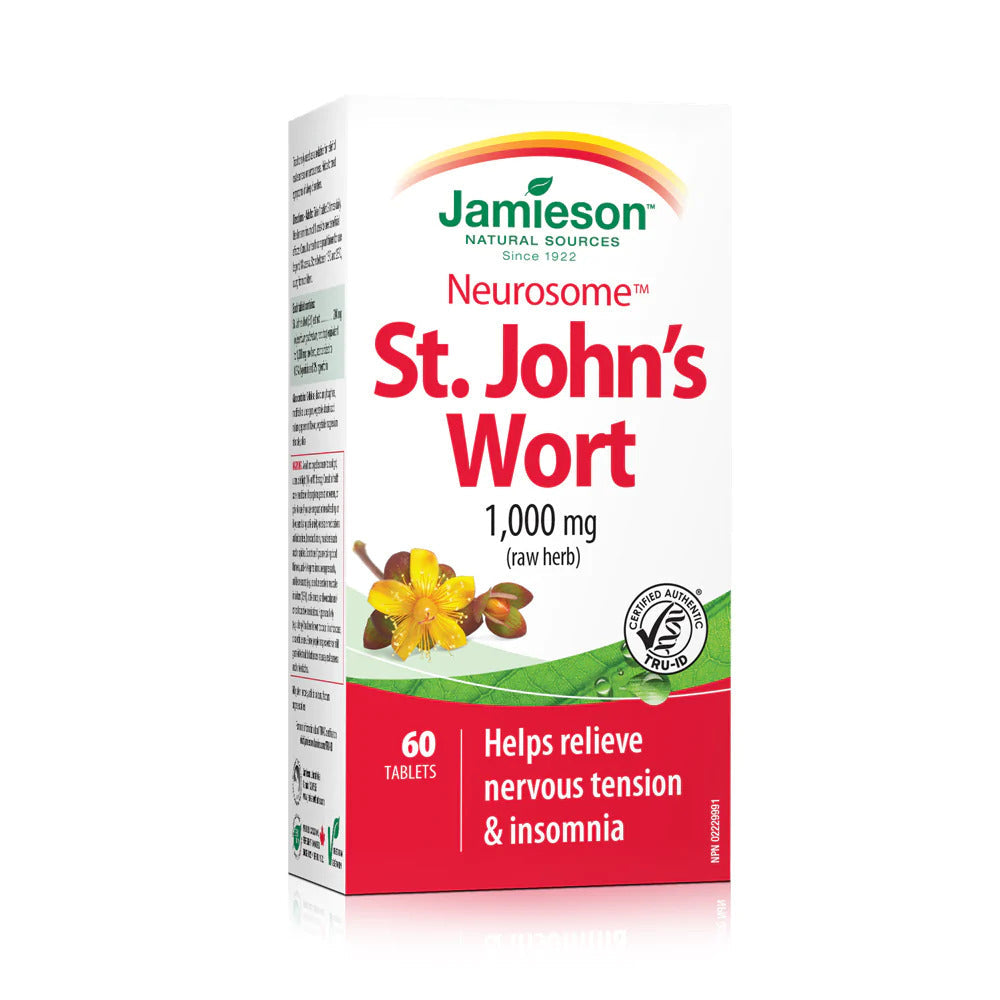 Jamieson St. John's Wort 1000mg, 60 Tablets