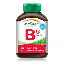Jamieson Vitamin B12 100 mcg, 100 Tablets