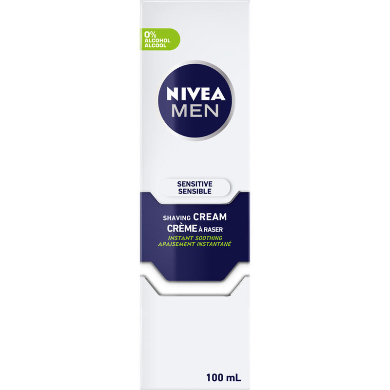 NIVEA Men Sensitive Skin Shaving Cream, 100 mL