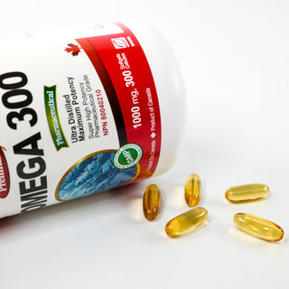 Nutridom Omega-3 1000 mg with DHA, EPA (300 Softgels)