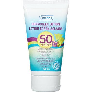Option+ Sunscreen Sport Lotion SPF 50, 240 mL