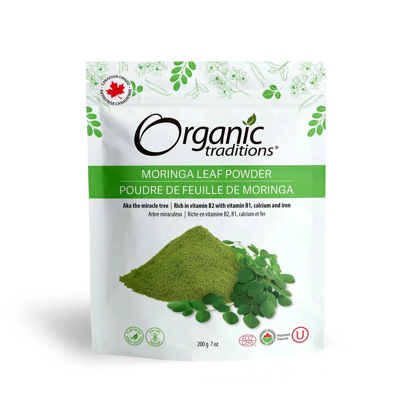 Organic Moringa Leaf Powder, 200G