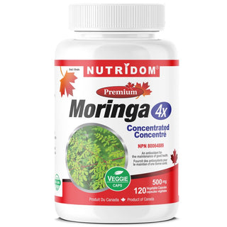 Nutridom Moringa Oleifera Leaf Extract 4:1 (120 Veg Capsules)