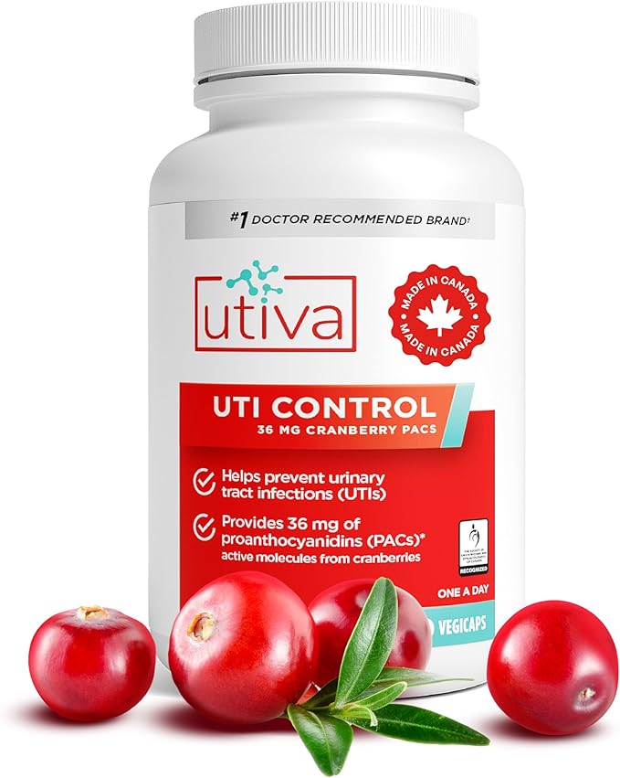 Utiva Cranberry PACs Supplement, 30