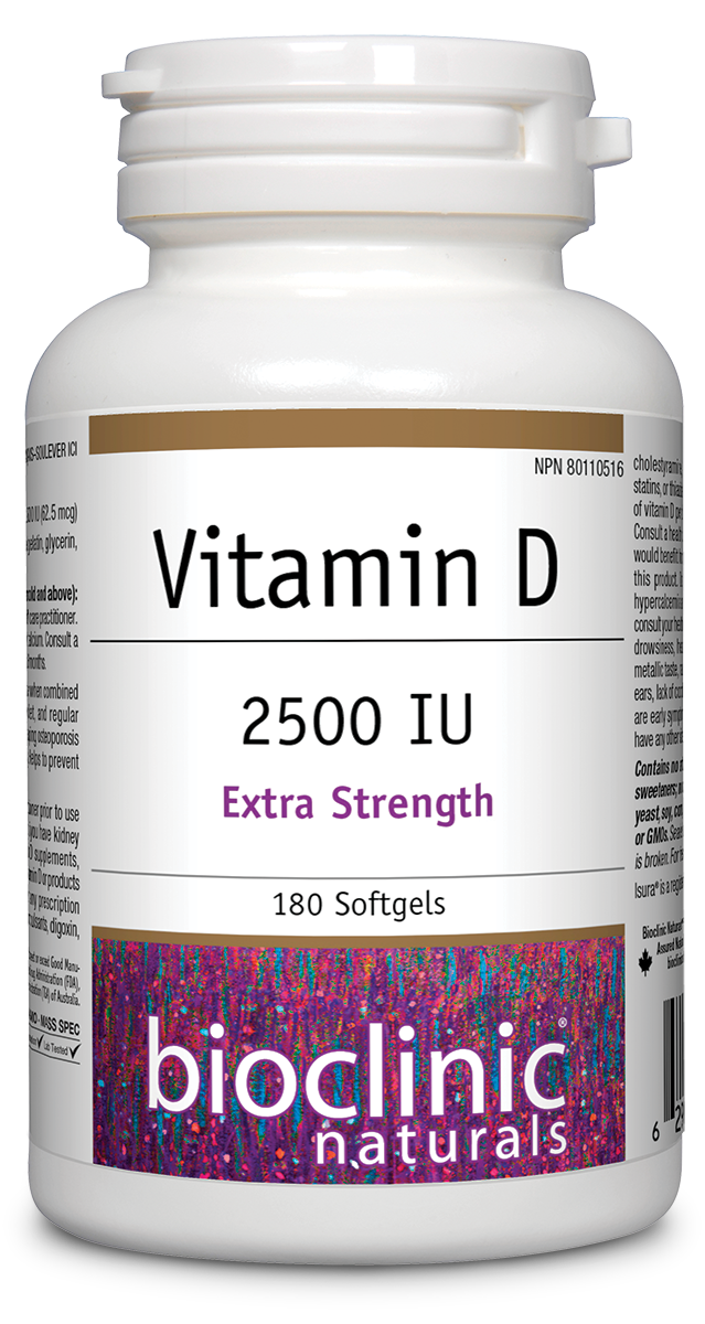 Vitamin D3 Extra Strength 2500 IU, 90 Softgels