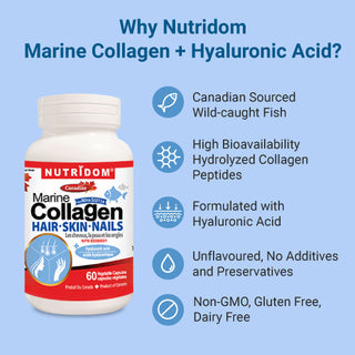 Nutridom Radiant Skin Trio- Marine Collagen, Omega-3, and Primrose Oil Set