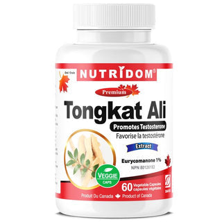 Nutridom Tongkat Ali for Men 200mg (60 Veg Capsules)