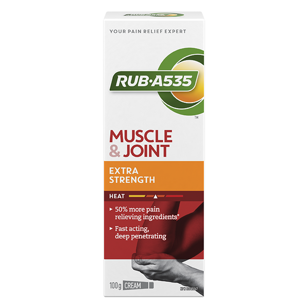 Rub A 535 Muscle & Joint Extra Strength Heat Cream, 100 g
