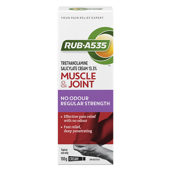 Rub A 535 Muscle & Joint No Odour Regular Strength Cream, 100 g