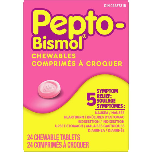 Pepto Bismol Chewable Tablets 24 ct