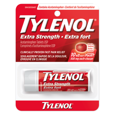 Tylenol Extra Strength eZ Tabs 10 ez Tablets