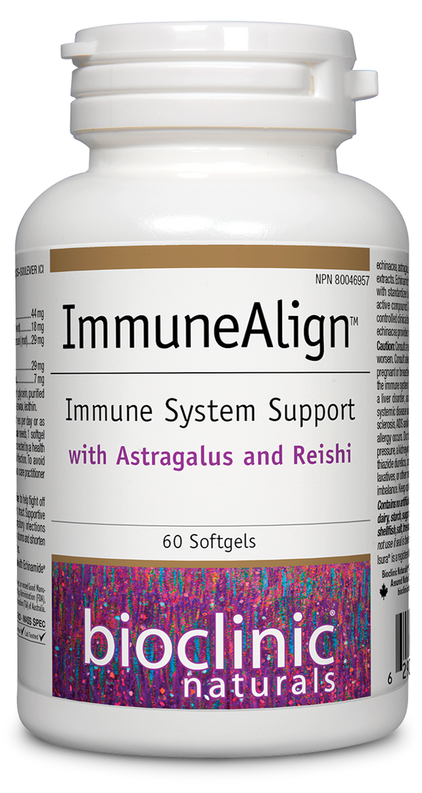 Bioclinic ImmuneAlign™ with Astragalus and Reishi, 60 Softgels