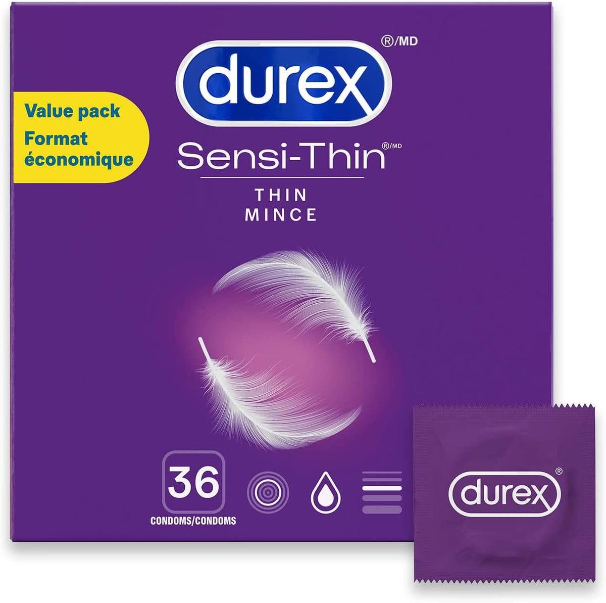 Durex® Sensi-Thin, 36 ct