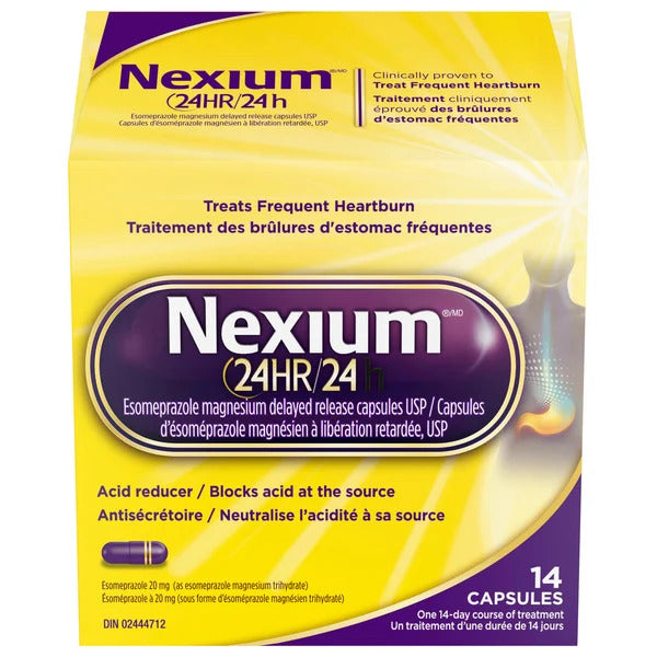 Nexium 24Hr Acid Reducer, 14 Capsules