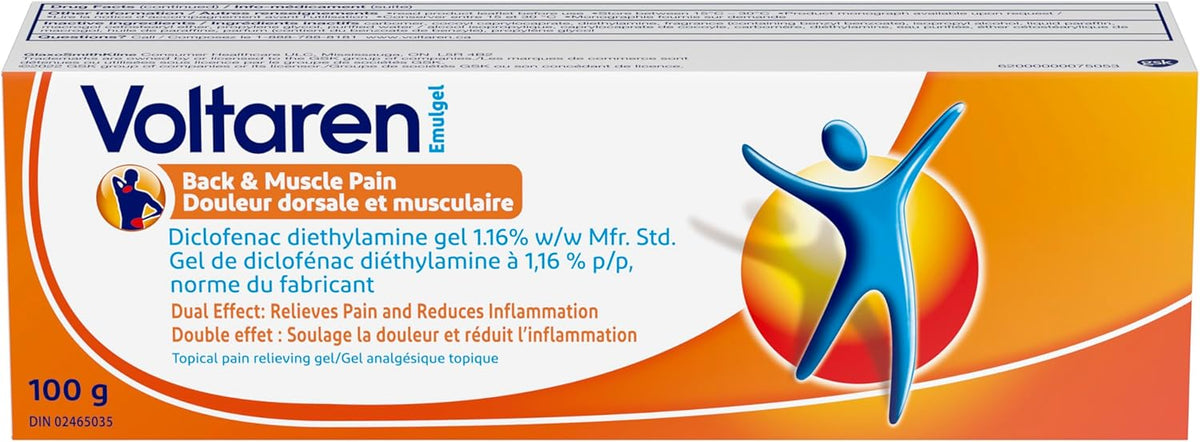 Voltaren Emulgel Back & Muscle Pain, 100 gm