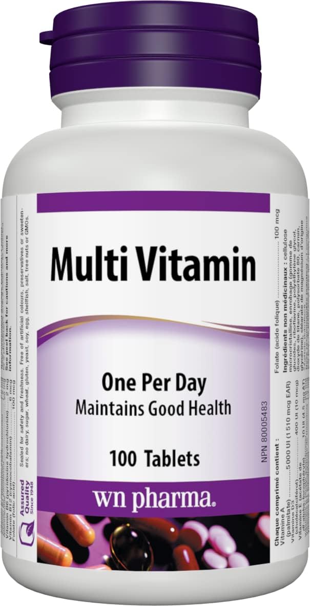 Webber Naturals Multivitamin, 100 Tablets