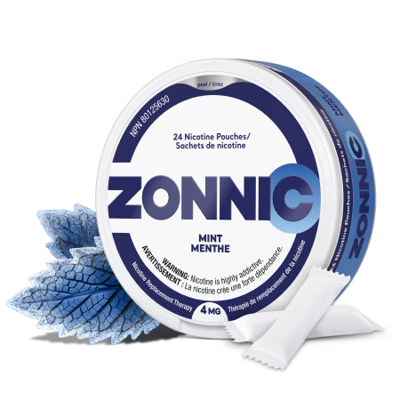 Zonnic Nicotine 4 mg Peppermint, 24 Pouches