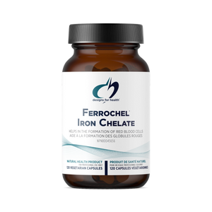 Ferrochel Iron Chelate by Designs for Health, 120 Capsules