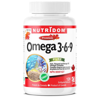 Nutridom Omega 3-6-9 (120 Softgels)