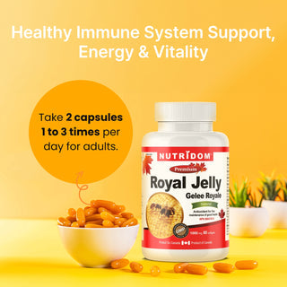 Nutridom Royal Jelly 1,000mg (60 Softgels)