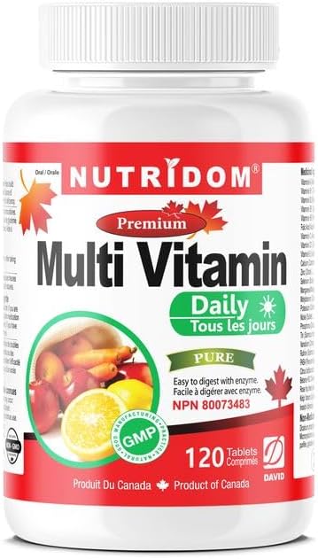 Nutridom Multivitamin Daily (120 Tablets)