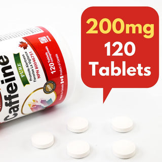 Nutridom Caffeine 200mg (120 Tablets)