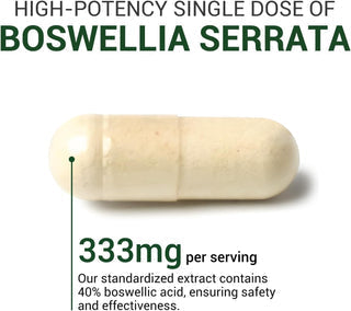 Nutridom Boswellia Serrata 333mg, 40% Boswellic Acid (90 Veggie Capsules)