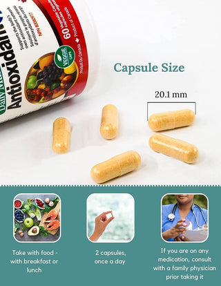 Nutridom Antioxidant-7 (60 Veggie Capsules)