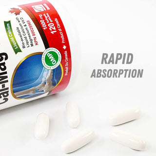 Nutridom Cal-Mag with Vitamin D3 (120 Softgels)