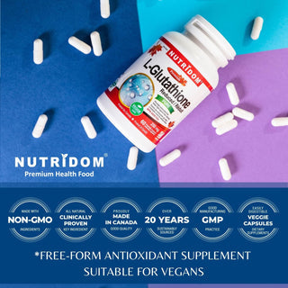 Nutridom L-Glutathione 250mg (60 Veggie Capsules)