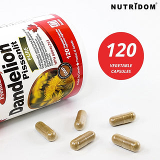 Nutridom Dandelion Root (5,000mg QCE) (120 Veggie Capsules)