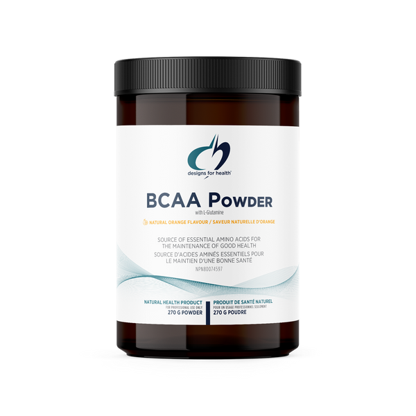 BCAA Powder with L-Glutamine by Designs for Health, 270g