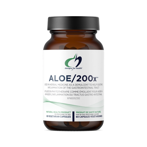 Aloe/200x by Designs for Health, 60 Capsules