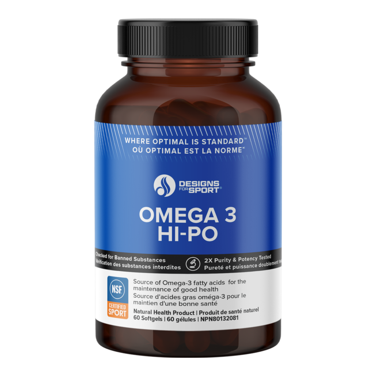 Omega 3 Hi-Po, 60 Softgels