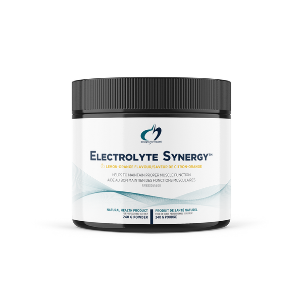 Electrolyte Synergy by Designs for Health, 240g Powder