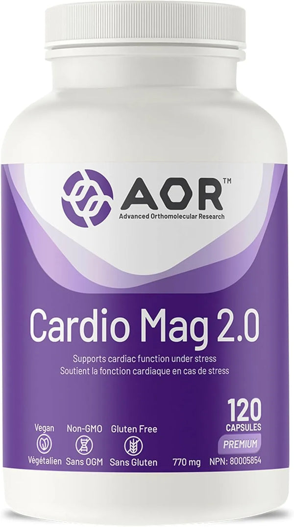 AOR Cardio Mag 2.0 Magnesium Orotate 770mg, 120 Capsules