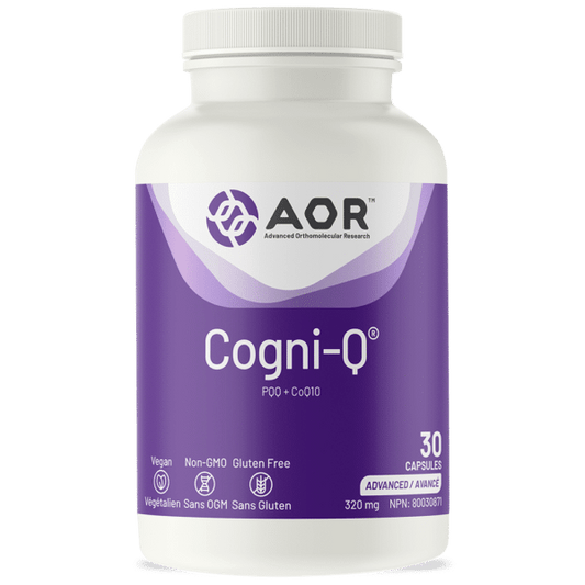 AOR Cogni-Q 320mg, for brain health, 30 Capsules