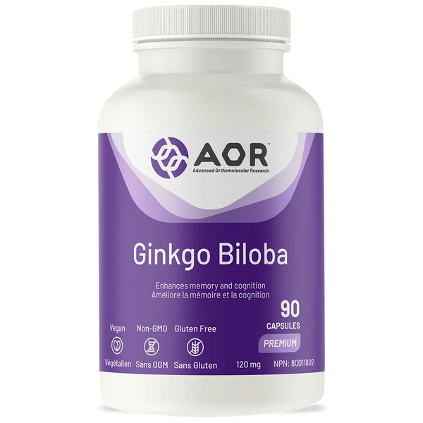 AOR Ginkgo Biloba, 90 Capsules