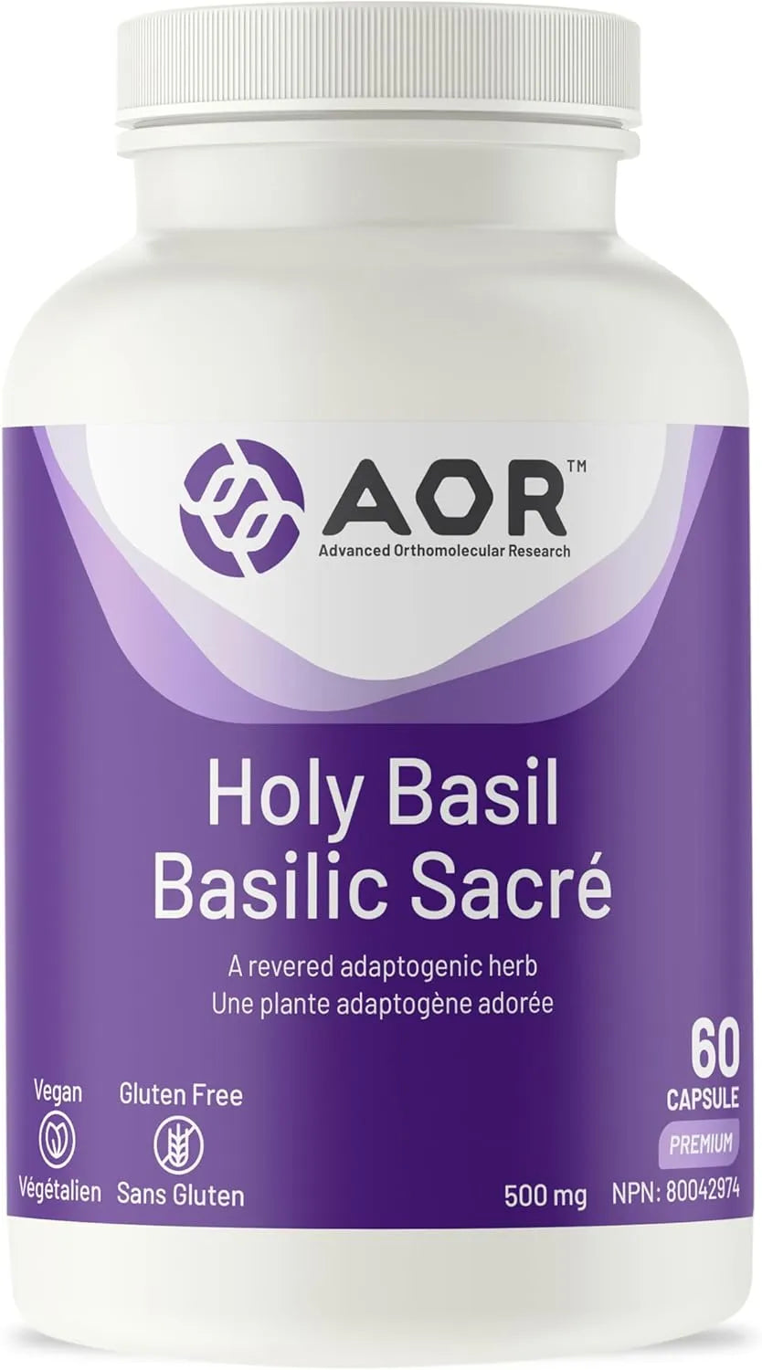 AOR Holy Basil 500mg, 60 Capsules