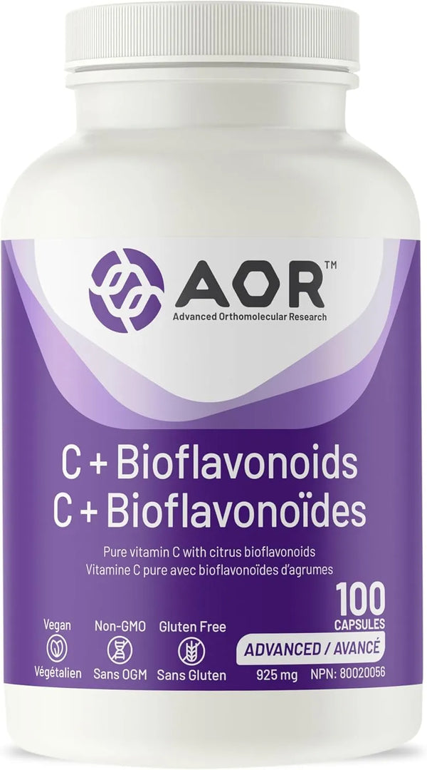 AOR Vitamin C+ Bioflavonoids , 100 Capsules
